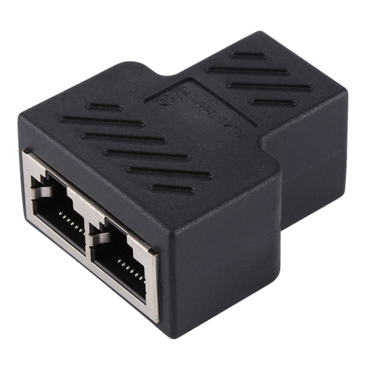 Terminale connettore Crystal Network dritto attraverso la linea principale Dispositivo di estensione dell'interfaccia RJ45 a tre teste da femmina a femmina, 3 Ports