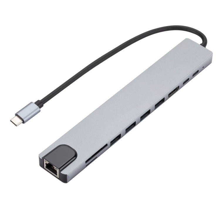 Docking station con interfaccia USB-C / Type-C 10 in 1 HUB multifunzione, 10 in 1