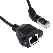 Cavo di prolunga LAN RJ45 maschio piegato verso l'alto da 30 cm a femmina RJ45, 30cm RJ45 Male Bent Upward