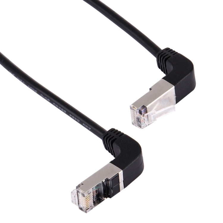 Cavo LAN di rete RJ45 maschio piegato verso l'alto da 40 cm a RJ45 maschio piegato verso il basso, 40cm Bent Upward to Bent Down