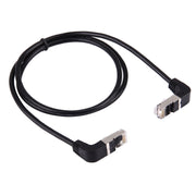 Cavo LAN di rete RJ45 maschio piegato a RJ45 maschio piegato da 1 m, 1m Bent Down to Bent Down