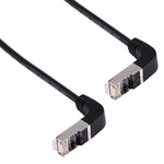 Cavo LAN di rete RJ45 maschio piegato a RJ45 maschio piegato da 1 m, 1m Bent Down to Bent Down