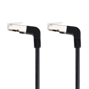 Cavo LAN di rete RJ45 maschio piegato verso l'alto da 1 m a RJ45 maschio piegato verso l'alto, 1m Bent Upward to Bent Upward
