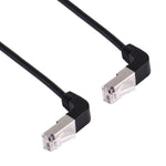 Cavo LAN di rete RJ45 maschio piegato verso l'alto da 1 m a RJ45 maschio piegato verso l'alto, 1m Bent Upward to Bent Upward