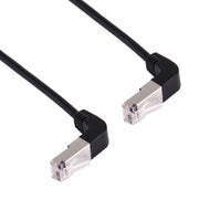 Cavo LAN di rete RJ45 maschio piegato verso l'alto da 1 m a RJ45 maschio piegato verso l'alto, 1m Bent Upward to Bent Upward