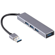 3019 Adattatore HUB in lega di alluminio da USB 3.0 a USB 3.0 con indicatore LED