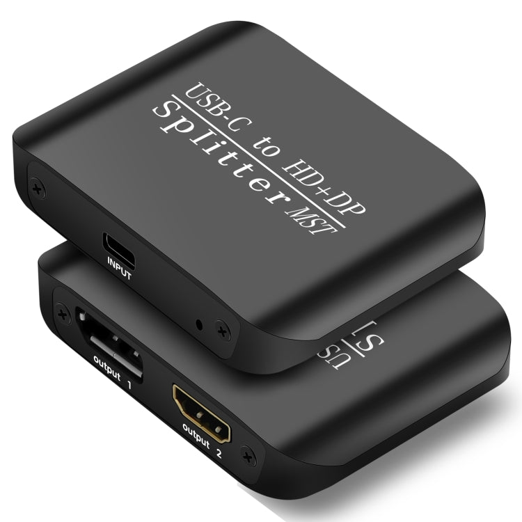 NK-E60 Tipo-C / USB-C a HDMI, DP DisplayPort Splitter MST Monitor Switcher, NK-E60