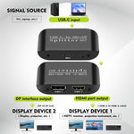 Adattatore USB-C a HDMI e DisplayPort Dual 4K 60Hz
