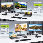 Adattatore USB-C a HDMI e DisplayPort Dual 4K 60Hz