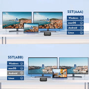 NK-W60 DP DisplayPort a HDMI, Splitter DP DisplayPort MST / SST Monitor Switcher, NK-W60