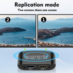 NK-W60 DP DisplayPort a HDMI, Splitter DP DisplayPort MST / SST Monitor Switcher, NK-W60