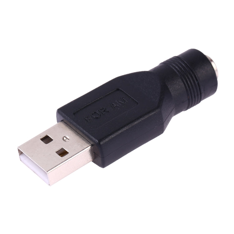 Connettore adattatore USB maschio a femmina da 5,5 x 2,1 mm, USB Male to 5.5 x 2.1mm