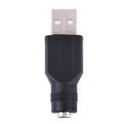 Connettore adattatore USB maschio a femmina da 5,5 x 2,1 mm, USB Male to 5.5 x 2.1mm