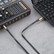 Cavo di prolunga audio Quilcell da 3,5 mm maschio a 3,5 mm maschio, lunghezza: 1 m, Quilcell