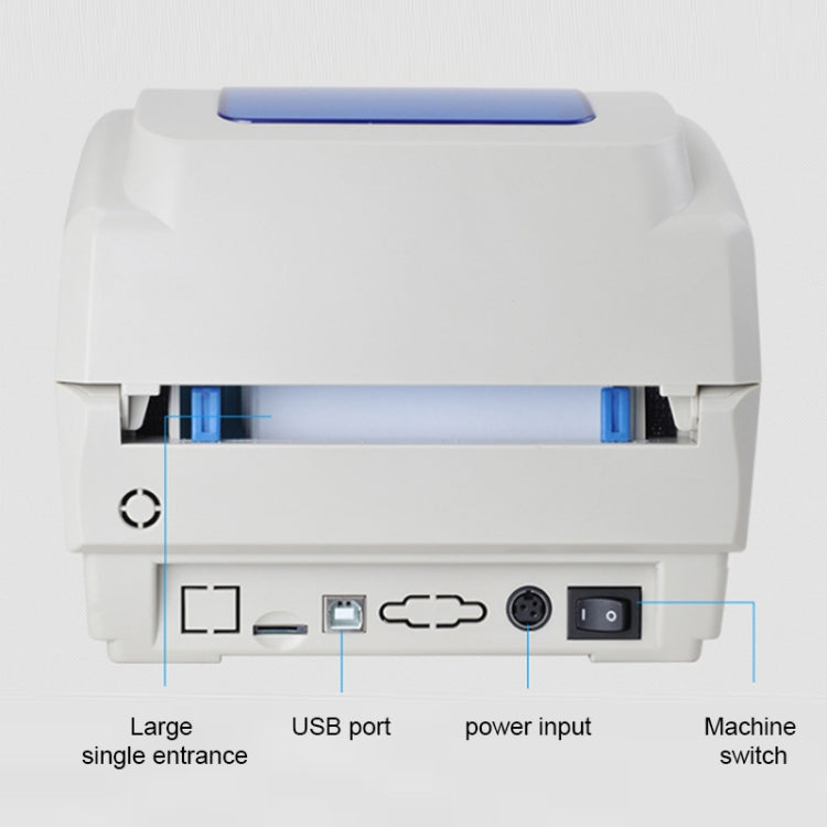 Xprinter XP-460B, XP-460B Thermal Auto Calibration Barcode Printer with USB Port