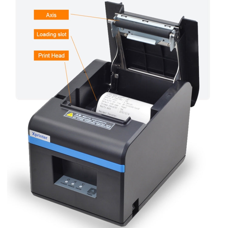 Stampante per codici a barre con calibrazione termica automatica Xprinter XP-N160II con porta USB, XP-N160II