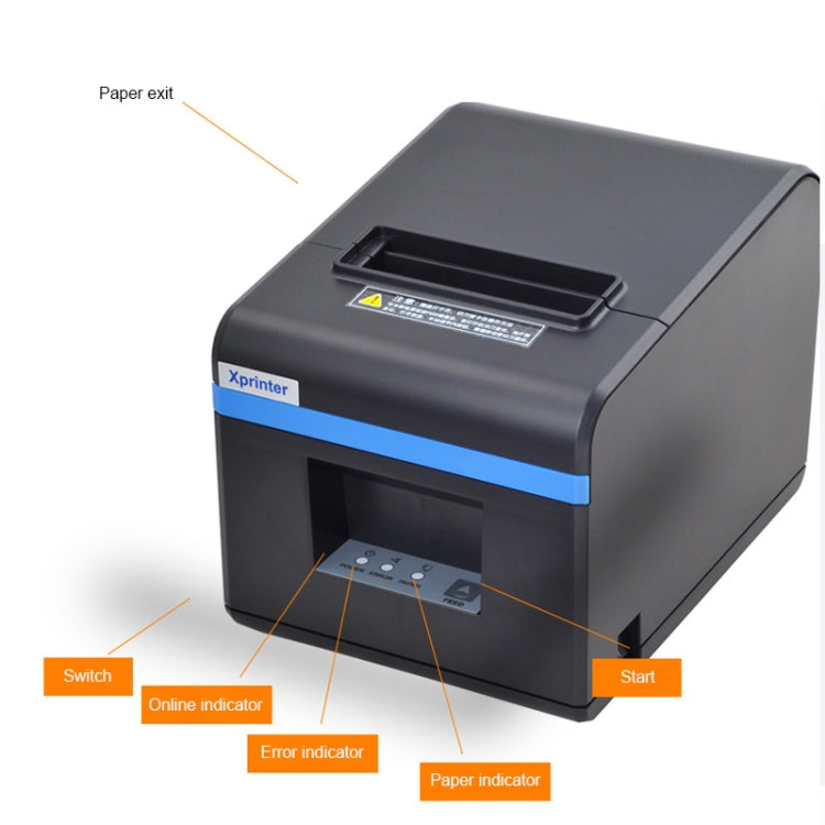 Xprinter XP-N160II Auto Thermal Calibration Barcode Printer with USB Port, XP-N160II