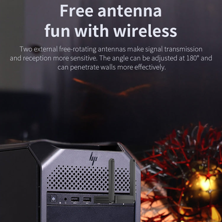 Adattatore USB WiFi6 per scheda di rete wireless dual band COMFAST C-952AX V2 1800Mbps, CF-952AX V2