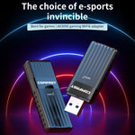 Adattatore USB WiFi 6 per scheda di rete wireless dual band COMFAST CF-970 AX 3000Mbps, CF-970AX