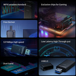 Adattatore USB WiFi 6 per scheda di rete wireless dual band COMFAST CF-970 AX 3000Mbps, CF-970AX