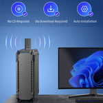 Adattatore USB WiFi 6 per scheda di rete wireless dual band COMFAST CF-970 AX 3000Mbps, CF-970AX