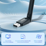 Adattatore di rete mini USB COMFAST CF-WU818N V2 150 Mbps 2,4 GHz WiFi, CF-WU818N V2