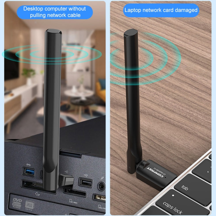 Adattatore di rete mini USB COMFAST CF-WU818N V2 150 Mbps 2,4 GHz WiFi, CF-WU818N V2