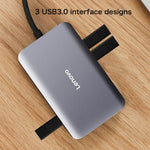 Hub convertitore Lenovo F1-C08 8 in 1 USB-C a HDMI