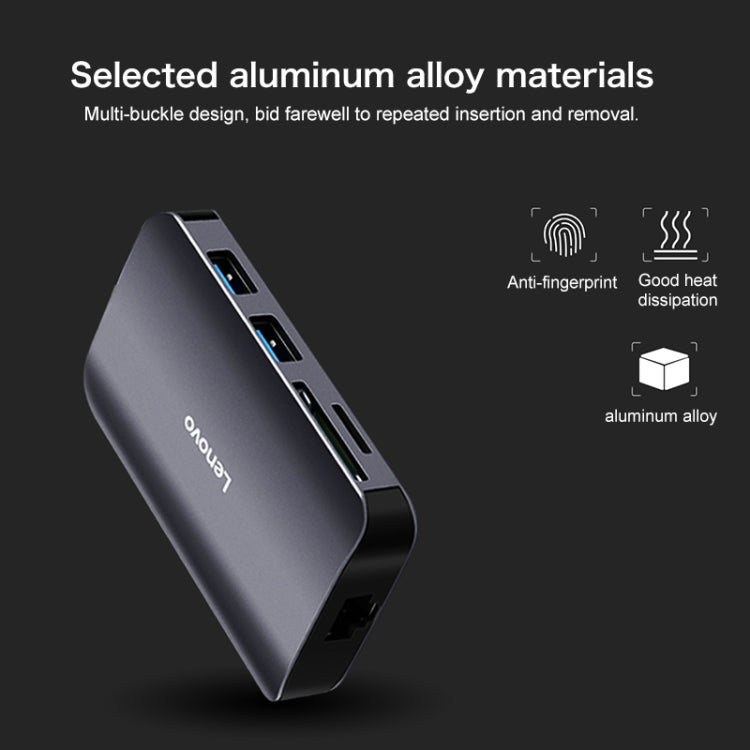 Hub convertitore Lenovo F1-C08 8 in 1 USB-C a HDMI
