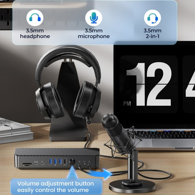Docking station HUB tipo C 3.0 ORICO 20 in 1 10 Gbps