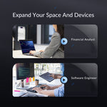 Docking station HUB USB-C 15 in 1 con doppio display 4K