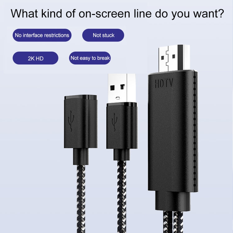 Cavo adattatore USB-C femmina a HDMI 2K 1 metro