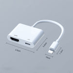 Convertitore video HD 8 pin a 2K HDMI per dispositivi Apple
