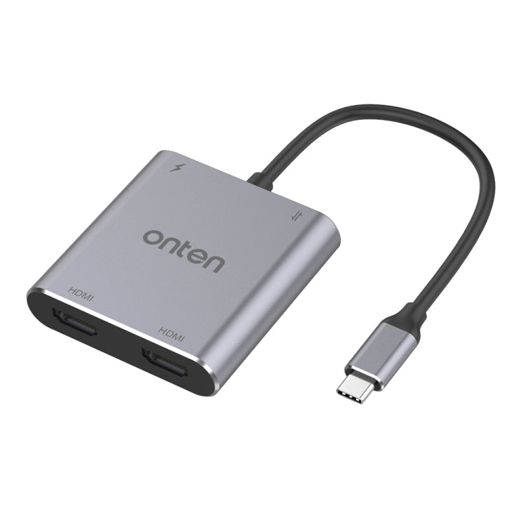Onten 9175K Hub USB-C 4 in 1 doppio HDMI 4K