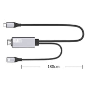 9572PD Cavo adattatore video HD 4K da USB-C/Type-C maschio a HDMI maschio, lunghezza cavo: 1,8 m