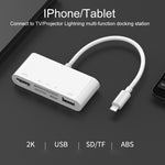 Adattatore 5 in 1 HDMI e USB per iPhone