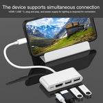 Convertitore video HD 4 in 1 per dispositivi Apple 8 pin
