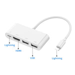 Convertitore video HD 4 in 1 per dispositivi Apple 8 pin