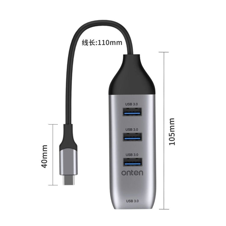 Onten 95118U Docking Station USB-C 4 porte USB 3.0