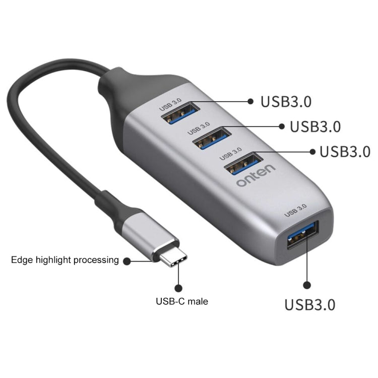 Onten 95118U Docking Station USB-C 4 porte USB 3.0