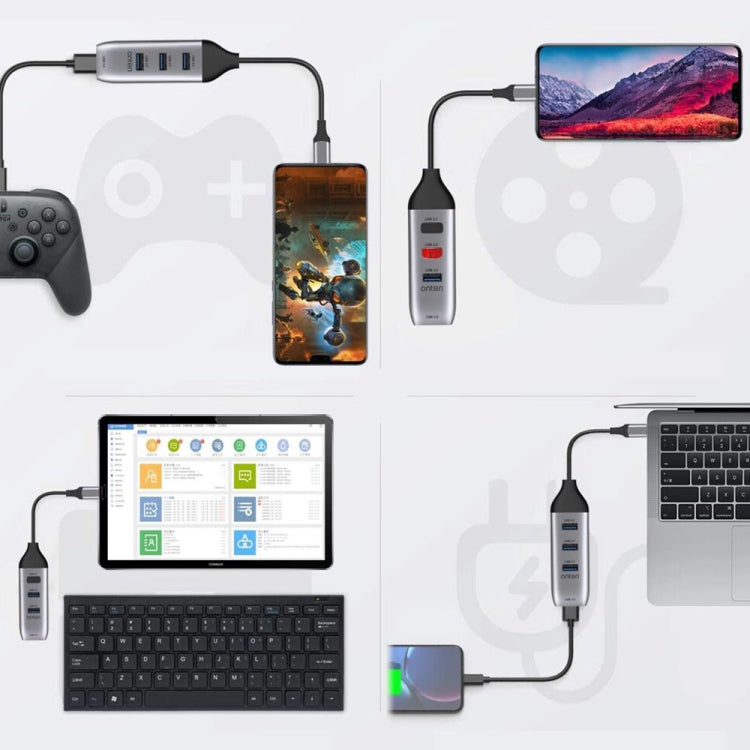 Onten 95118U Docking Station USB-C 4 porte USB 3.0
