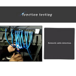 BSIDE FWT81 RJ11 / RJ45 Tester per cavi di rete LAN Ethernet con toner per localizzatore di cavi telefonici, FWT81 Cable Tester