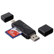 Lettore di schede USB-C/Tipo-C + SD + TF + Micro USB a USB 2.0, USB2.0