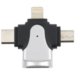 Adattatore 3 in 1 USB 3.0 in lega di zinco