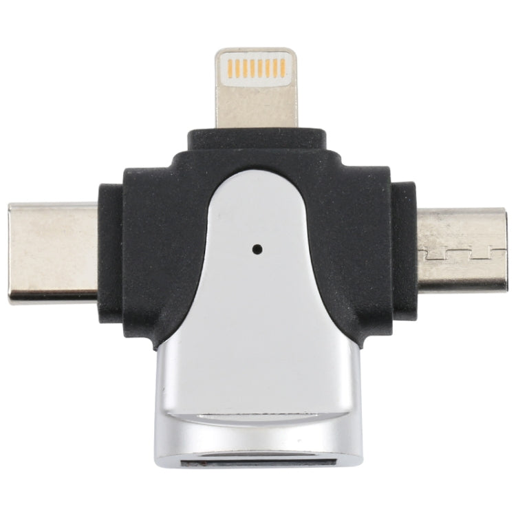 Adattatore 3 in 1 USB 3.0 in lega di zinco