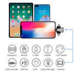 Adattatore 3 in 1 USB 3.0 in lega di zinco