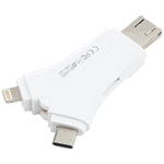 Lettore schede TF/SD 4 in 1 compatibile USB-C Micro USB 8 pin