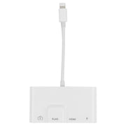 Adattatore 4 in 1 8 Pin con HDMI e RJ45
