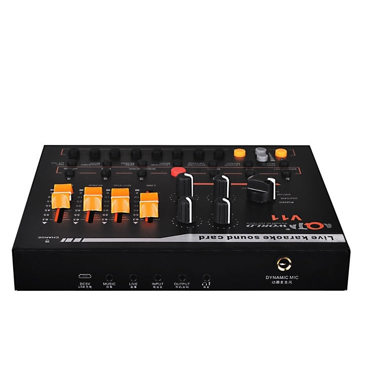 V11 Live Broadcast Equipment Webcast Entertainment Streamer Music Synthesizer Sound Card Tuning