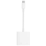 Adattatore USB-C a Ethernet + Type-C femmina 2 in 1